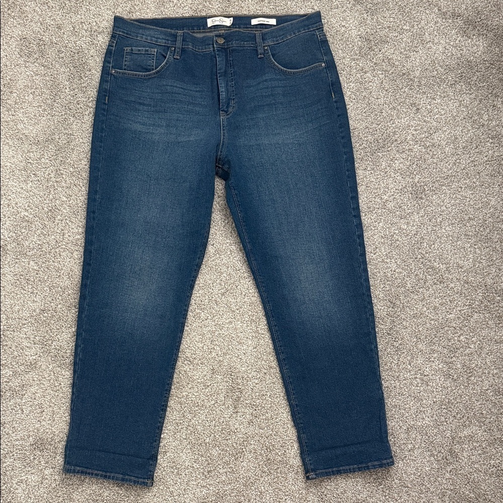 Jessica Simpson Classic Blue boyfriend Jeans